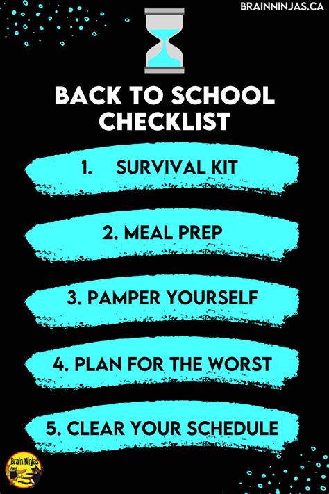 What Is On Your Back To School Checklist Come Check Out Our List Of