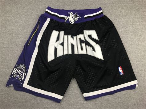 Official nba gear for all ages. Sacramento Kings Shorts Black » JERSEY NBA STORE