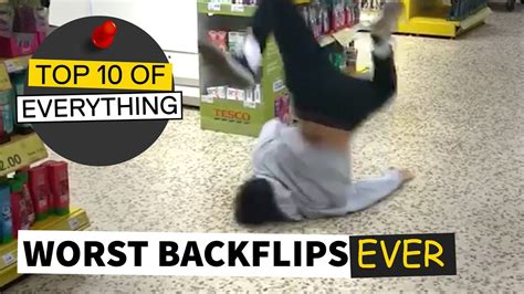 Top 10 Worst Backflips Ever Youtube