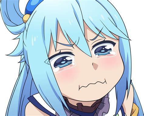 Aqua Must Have Been Pretty Sad After Losing To Some Blue Haired Demon