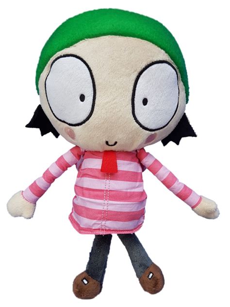 Animation Sarah And Duck Character Sarah Plush Toy Stuffed Doll 25cm In
