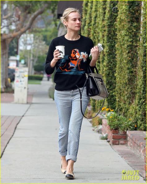 Diane Kruger Looks Fresh Faced Goes Makeup Free In Cali Photo