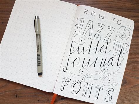 Bullet Journal Fonts Os Melhores Tutoriais De Letras Manuais Incluídos