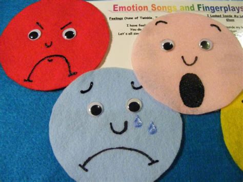 Felt Board Flannel Story Feeling Faces Educational Circle Time