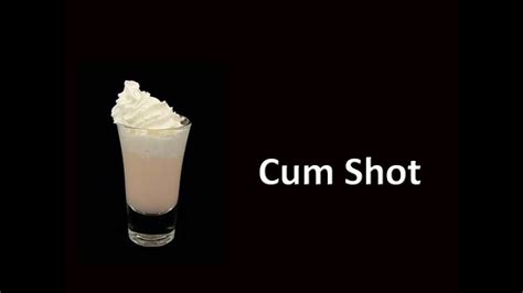 Cum Shot Cocktail Drink Recipe Youtube