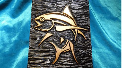 Wood Carving Carving A Fish Relief On Mdf Using A Dremel Rotary Tool