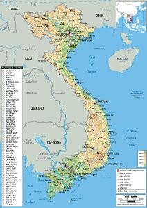 Maps Of Vietnam Worldometer