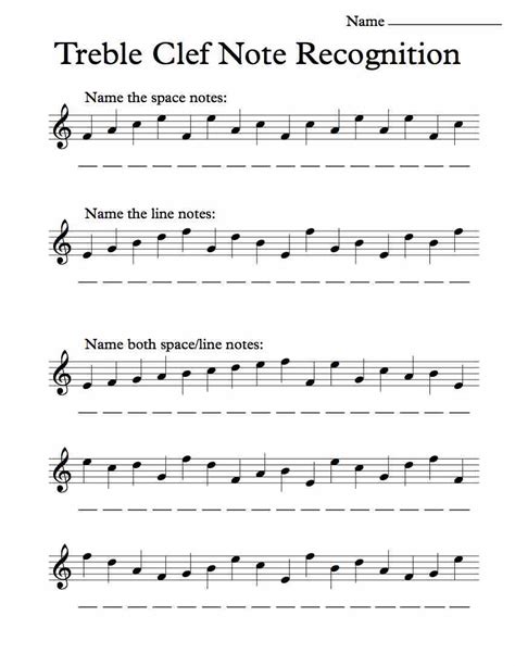 Sample worksheet from printable music theory books from the fun music company download a free printable and watermark free version. Free Sheet Music | Michael Kravchuk