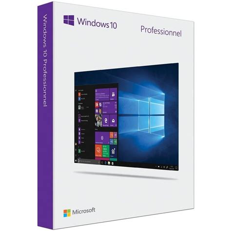 Windows Pro 10 64bit French 1pk Dsp Oei Dvd