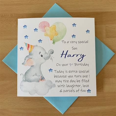 Personalised Birthday Card For Son Grandson Brother Nephew Etsy