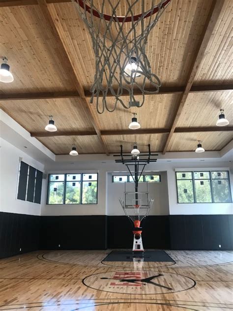Indoor Basketball Court Home Gym Salt Lake City By Allied