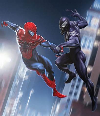 Venom Spiderman Spider Artstation Marvel Iron Amazing