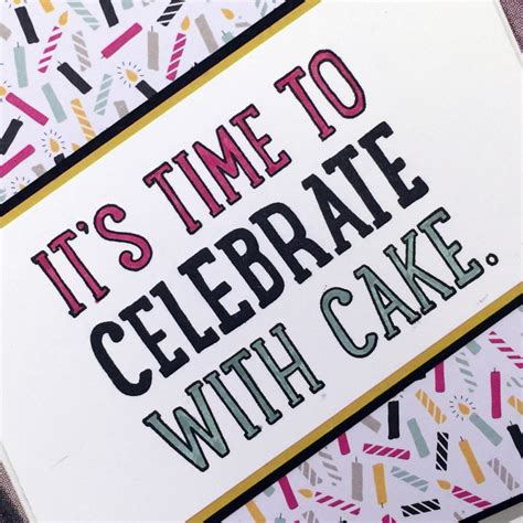Time to Celebrate - Stamp Candy