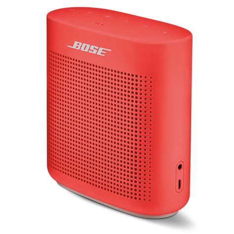 These wireless speaker systems are battery powered and play audio over a wireless connection from a separate source device (such as a computer or smartphone). Bose SoundLink Color II Bluetooth Speaker (Coral Red)