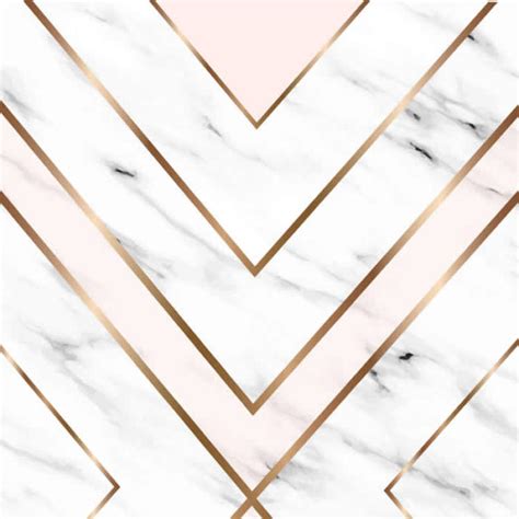 Marble Rose Gold Wall Graphic Fomo Print