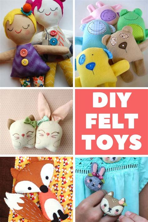 33 Super Cute Felt Toy Patterns Your Kids Will Love To Play With