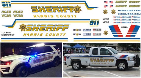 Harris County Sheriff Texas Explorer And Pickup Bilbozodecals