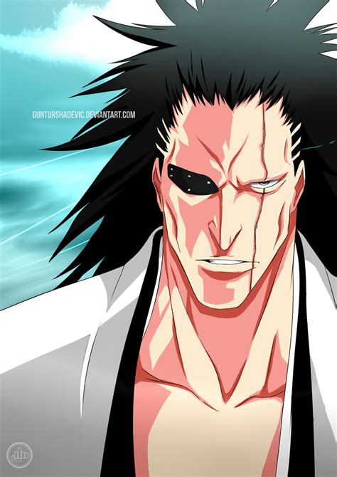 Zaraki Kenpachi Bleach Colored Manga By Gunturshadevic On Deviantart