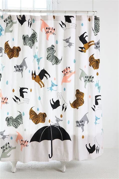 Cat Shower Curtain Furniture Ideas Deltaangelgroup