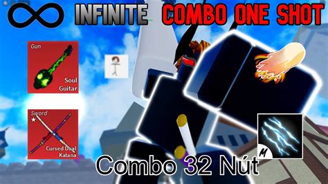 Infinite Combo One Shot With Hybrid Stats Blox Fruits Youtube