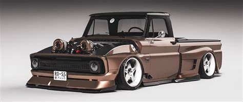 Twin Turbo 1960s Chevy C10 Exposes The Virtual Sunshine For Custom