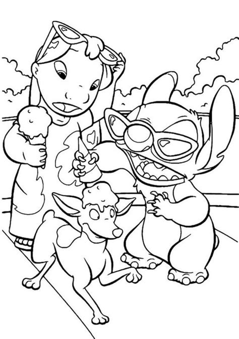 free and easy to print stitch coloring page coloring home
