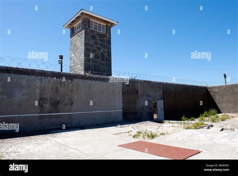 Watchtower At The Prison On Robben Island Cape Town South Africa