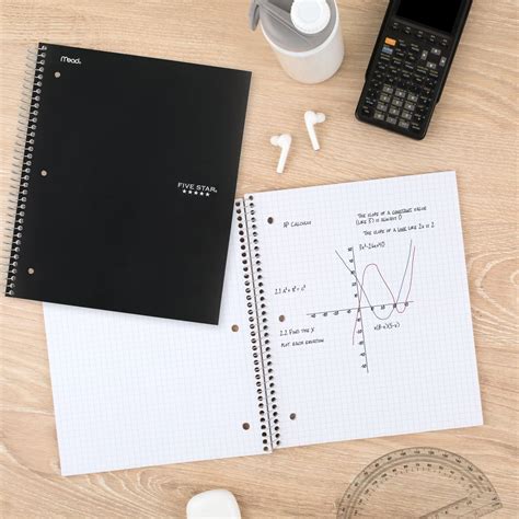 Buy Five Star Spiral Notebook 1 Subject Graph Ruled Paper 11 X 8 1