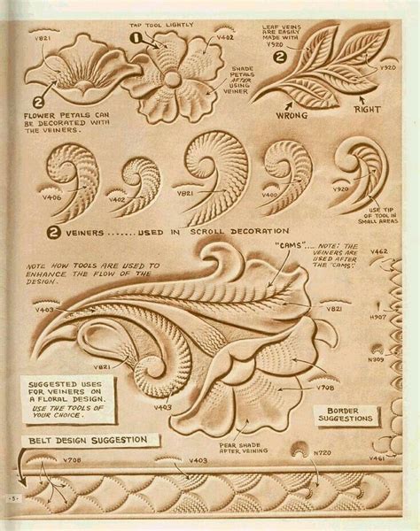 Printable Leather Carving Patterns Printable Word Searches