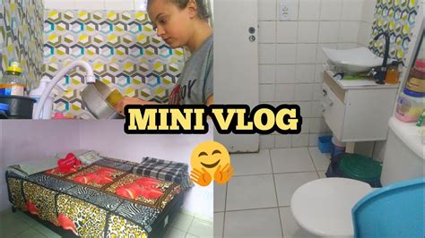 Mini Vlog Limpando O Banheiro Arrumando O Quarto E Lavando A LouÇa
