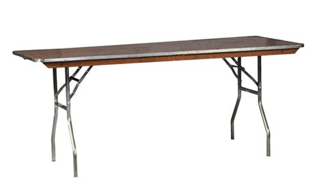 Rectangular Wooden Banquet Table 8ft X 30in Ward Productions