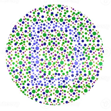 Color Blind Test Stock Photo