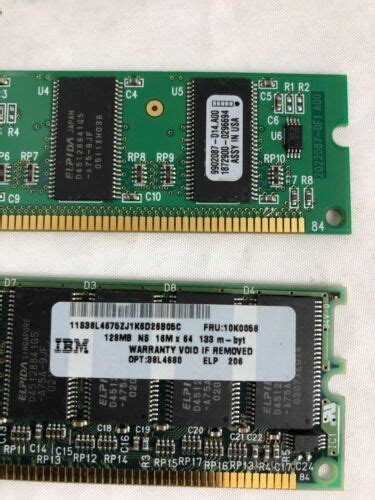 128mb Pc133 168 Pin Dimm Sdram Memory Modules 128 Megabyte 16x64 Pc 133