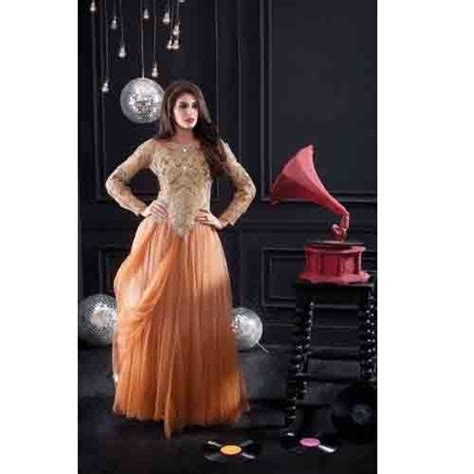 Golden Designer Dress At Rs 1490 Indian Designer Dress In Mumbai Id