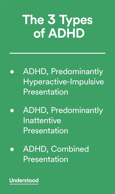 The 3 Types Of Adhd Artofit