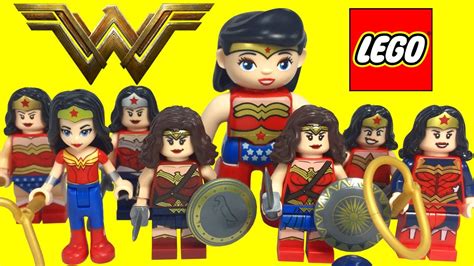 lego wonder woman dc super heroes minifigure comparison collection