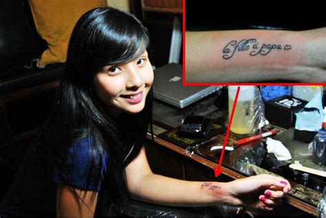 Pinay Celebrity And Their Tatto Design The Pinoy Journal