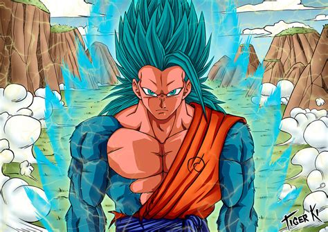 Goku Super Saiyan 5 Level God Blue By Tiger Ki On Deviantart