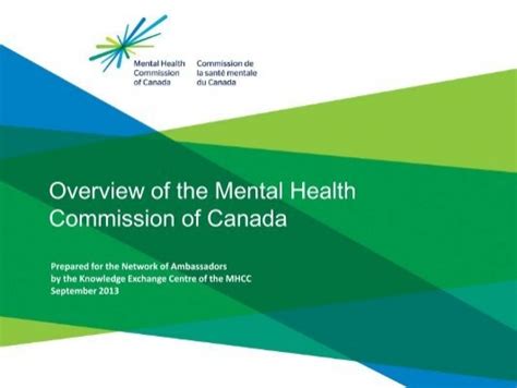 Overview Of The Mental Health Commission Of Canada