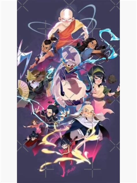 Avatar The Last Airbender Art Poster For Sale By Atomicidx Redbubble