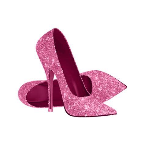 Pink Glitter Heels Aesthetic Jump In The Firee
