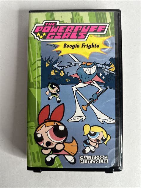 Powerpuff Girls Vhs Lot Cartoon Network Clamshell Boogie Frights Dream