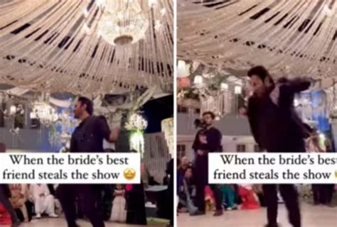 viral video best friend s dance steals the show at wedding