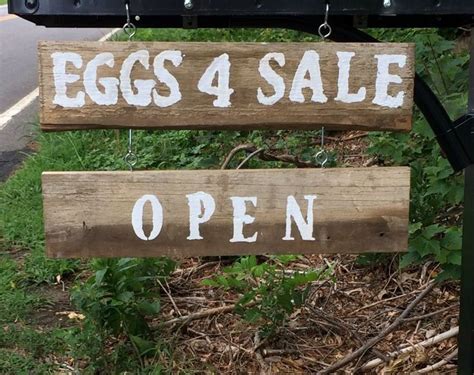 Diy Eggs For Sale Sign From Reclaimed Wood Eggs For Sale For Sale