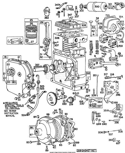 Briggs And Stratton 190402 0193 99 Parts Diagram For Cylcrankcase