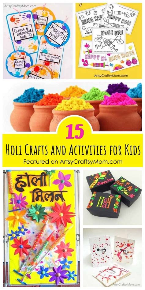 15 Amazingly Fun Holi Crafts And Activities For Kids Activities For
