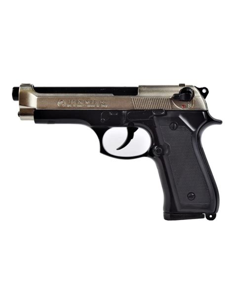 Bruni Beretta 92 Blank Pistol Caliber 8mm Bicolor Br 1300bn