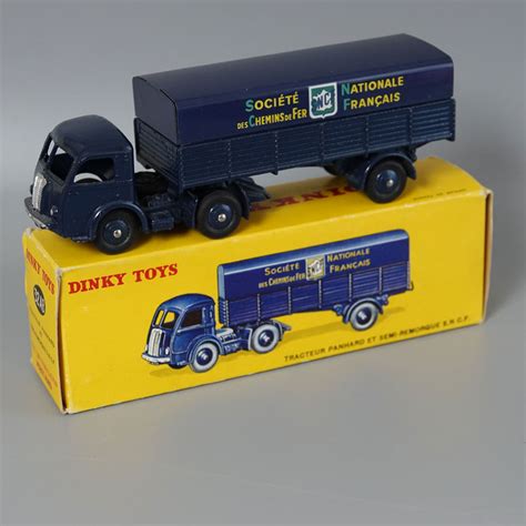 dinky 32ab panhard articulated lorry s n c f thin lettering die cast models 4 you