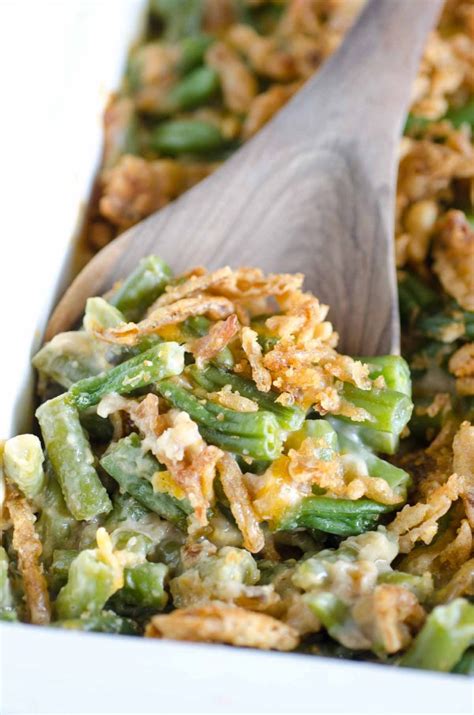 easy green bean casserole make for thanksgiving and christmas