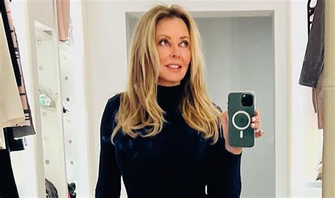 Carol Vorderman 61 Sparks Frenzy As She Flaunts Ageless Curves In Tight Leather Leggings